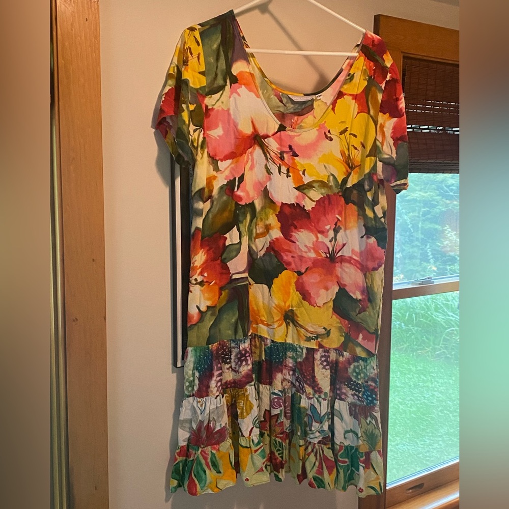 Jams World Hattie dress Ibisco print